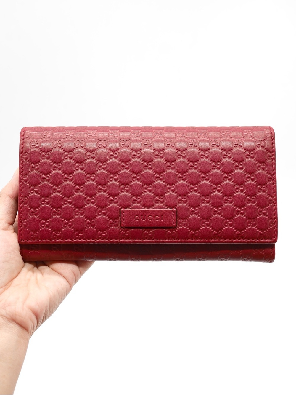 🍓GUCCI GG Guccissima Leather Wallet